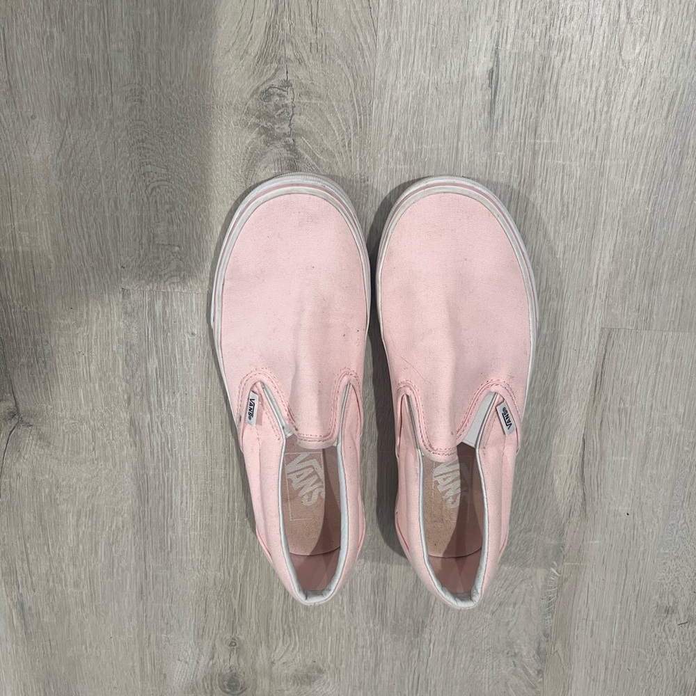 Vans Women's Light Pink Slip-On Sneakers